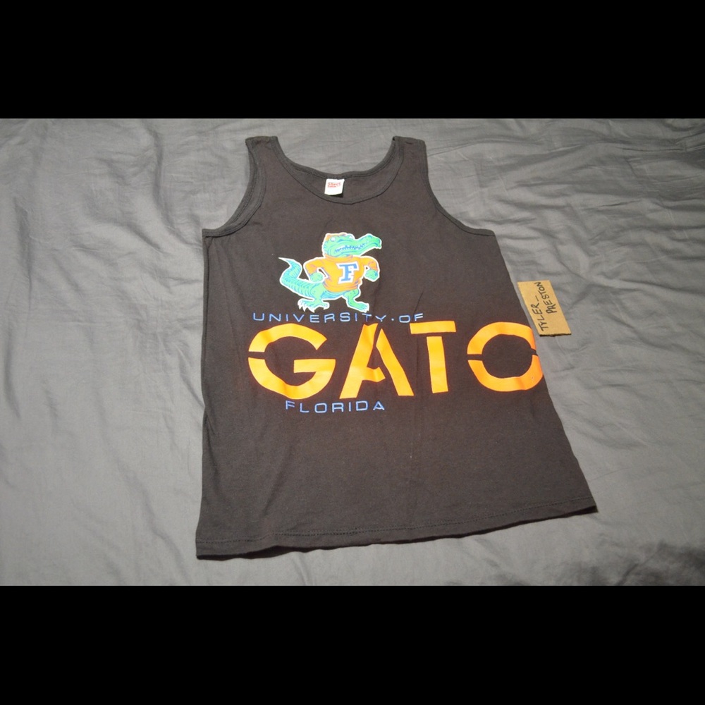 VTG 1950s Florida Gators UF M Tank Top Football
